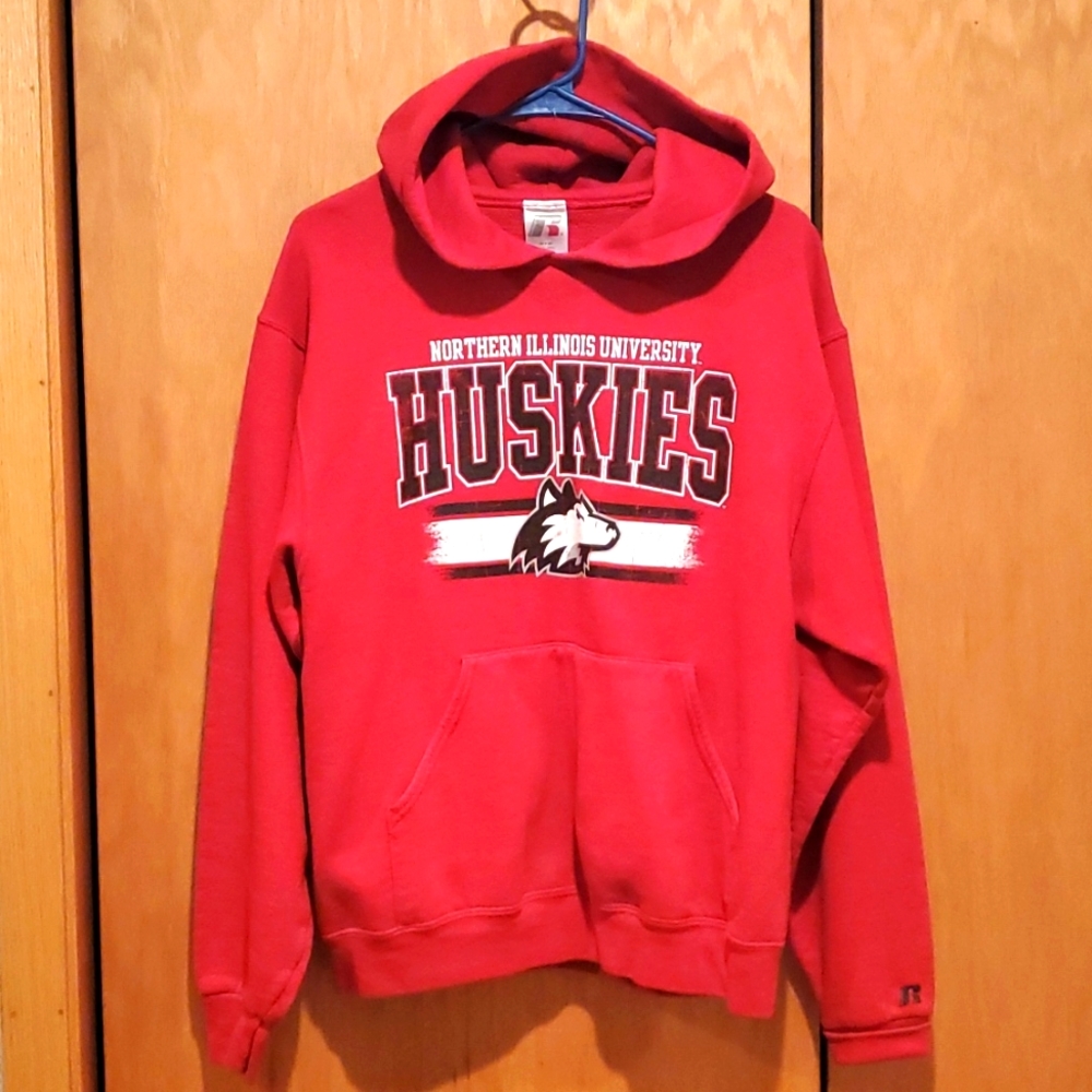 Russell, Size Med, Red Sweatshirt
